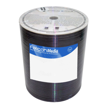 FalconMedia Pro Basic CD-R 700MB|80min 52x, Codonics Inkjet bedruckbar, weißer Hub, BOS 100HP