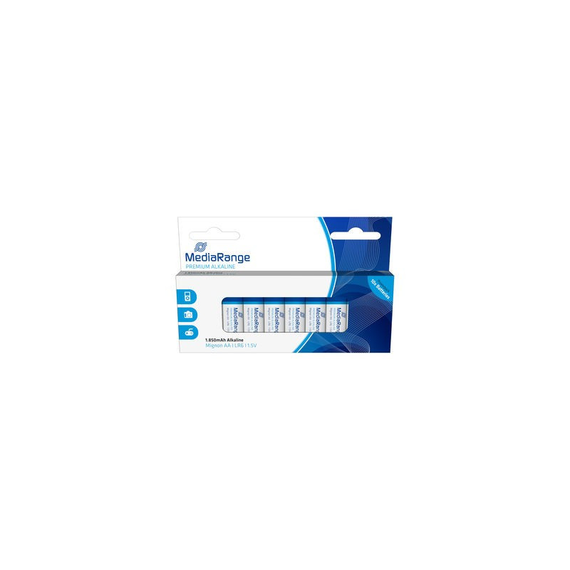 Pila Alcalina AA MediaRange pack 10 uds (LR6)