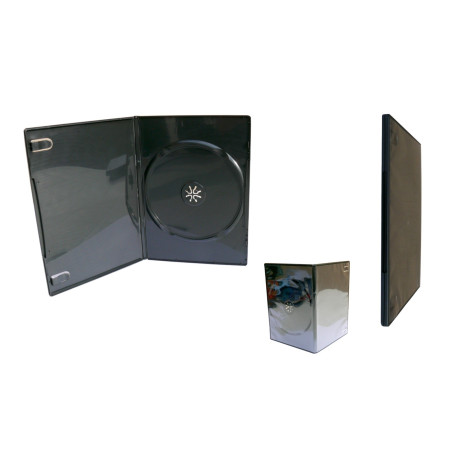 7mm DVD box slim for 1 Disco Black