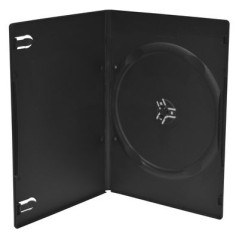 Slim DVD case for 1 disc, 5 mm, black | DVDi.es