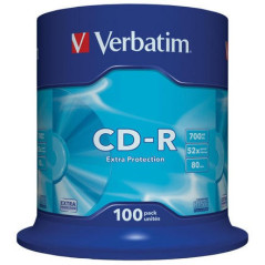 Verbatim CD-R 700 MB 52x – Spindel 100 | DVDi.es