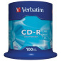 Verbatim CD-R 700MB 52X Superficie extra protección tarrina 100 Verbatim CD-R 700MB 52X Superficie extra protección tarrina 100