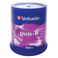 Verbatim DVD+R AZO 4,7GB 16X superficie argento opaco campana 100