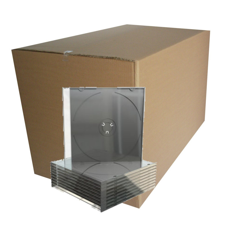 Pack 100 CD-Slim-Hüllen, 5,2mm für 1 CD/DVD MediaRange