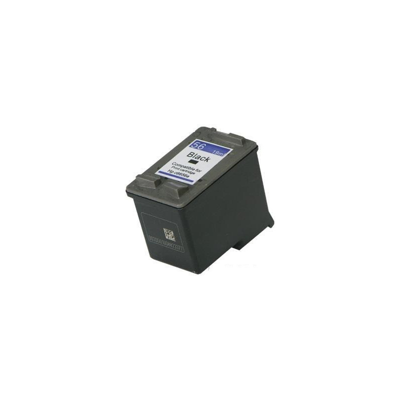 HP 56 Tintenpatrone Schwarz kompatibel - C6656AN