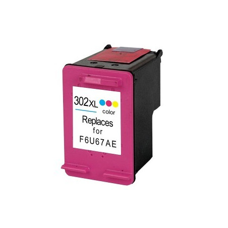 Cartouche d'encre remanufacturée HP 302XL Trois couleurs