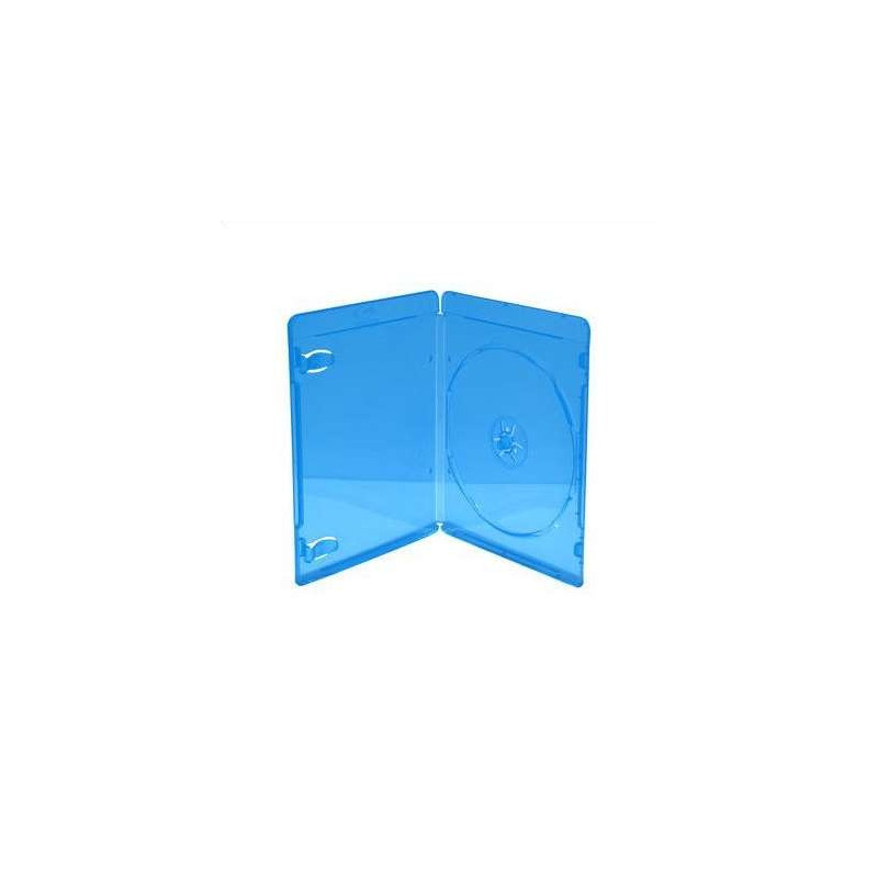 Boîtier Blu-ray pour 1 disque 11mm bleu MediaRange
