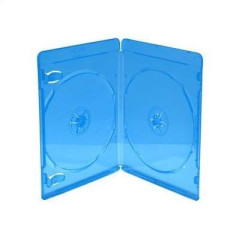 Custodia Blu-ray per 2 dischi 11mm blu MediaRange
